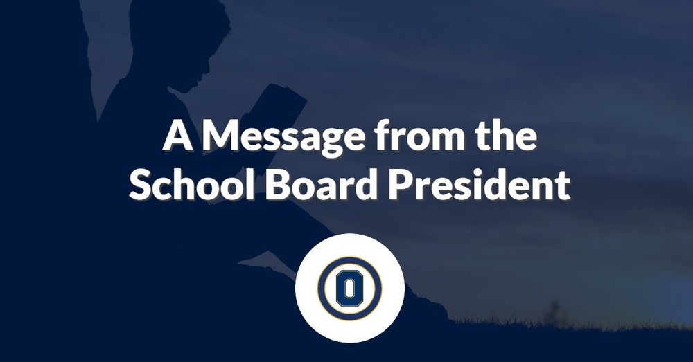 A Message from School Board President