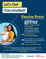 Vaccine Clinic March 28, 2022